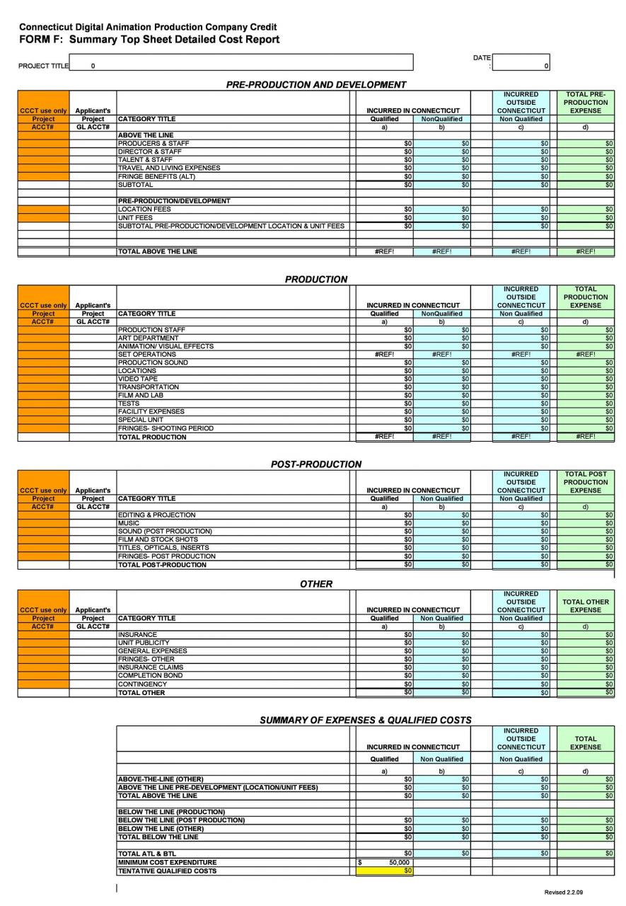 Plantilla de presupuesto de cine gratis 08