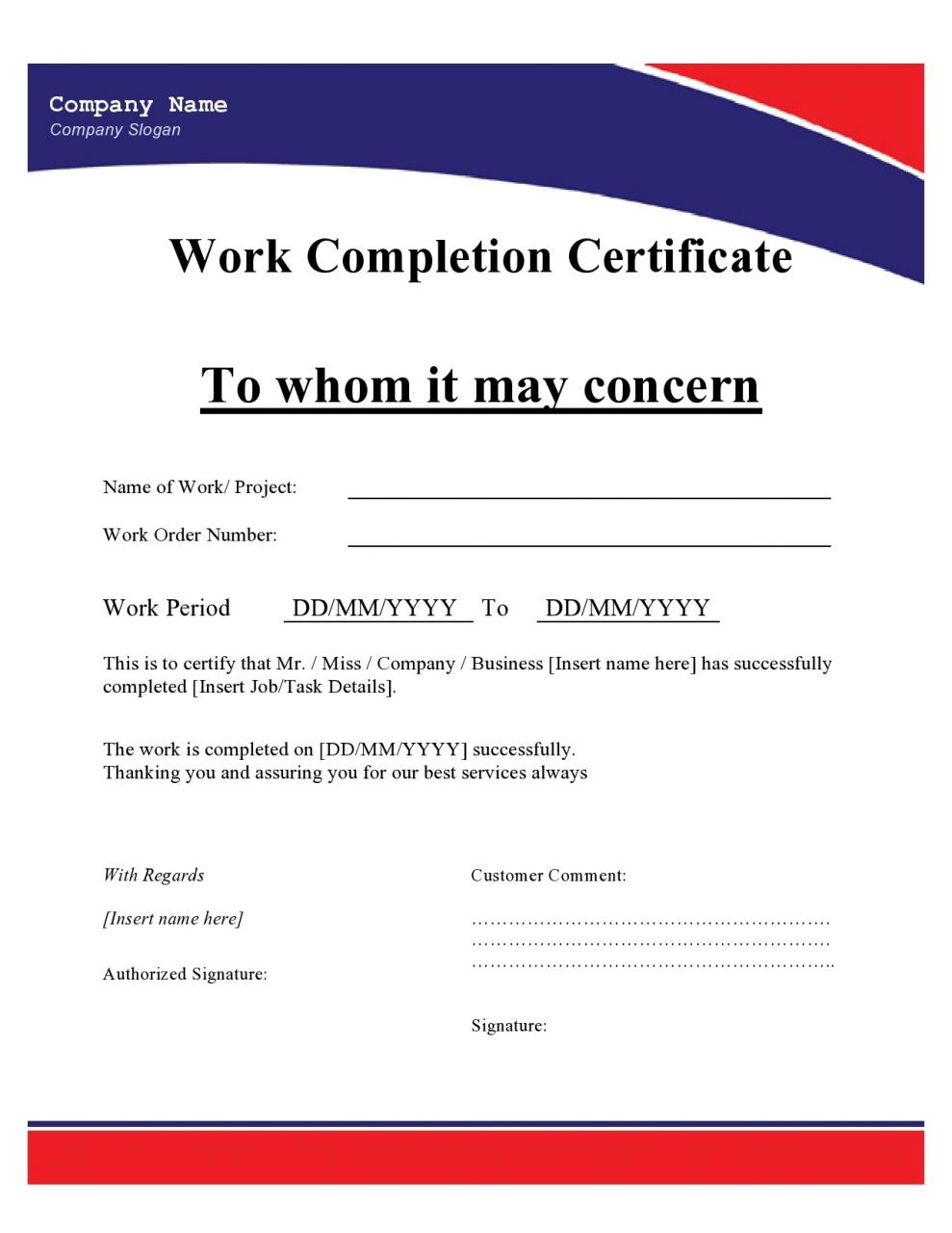 Certificado de trabajo gratuito 33