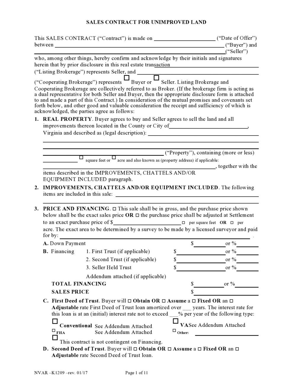 formulario de contrato de tierra gratis 15