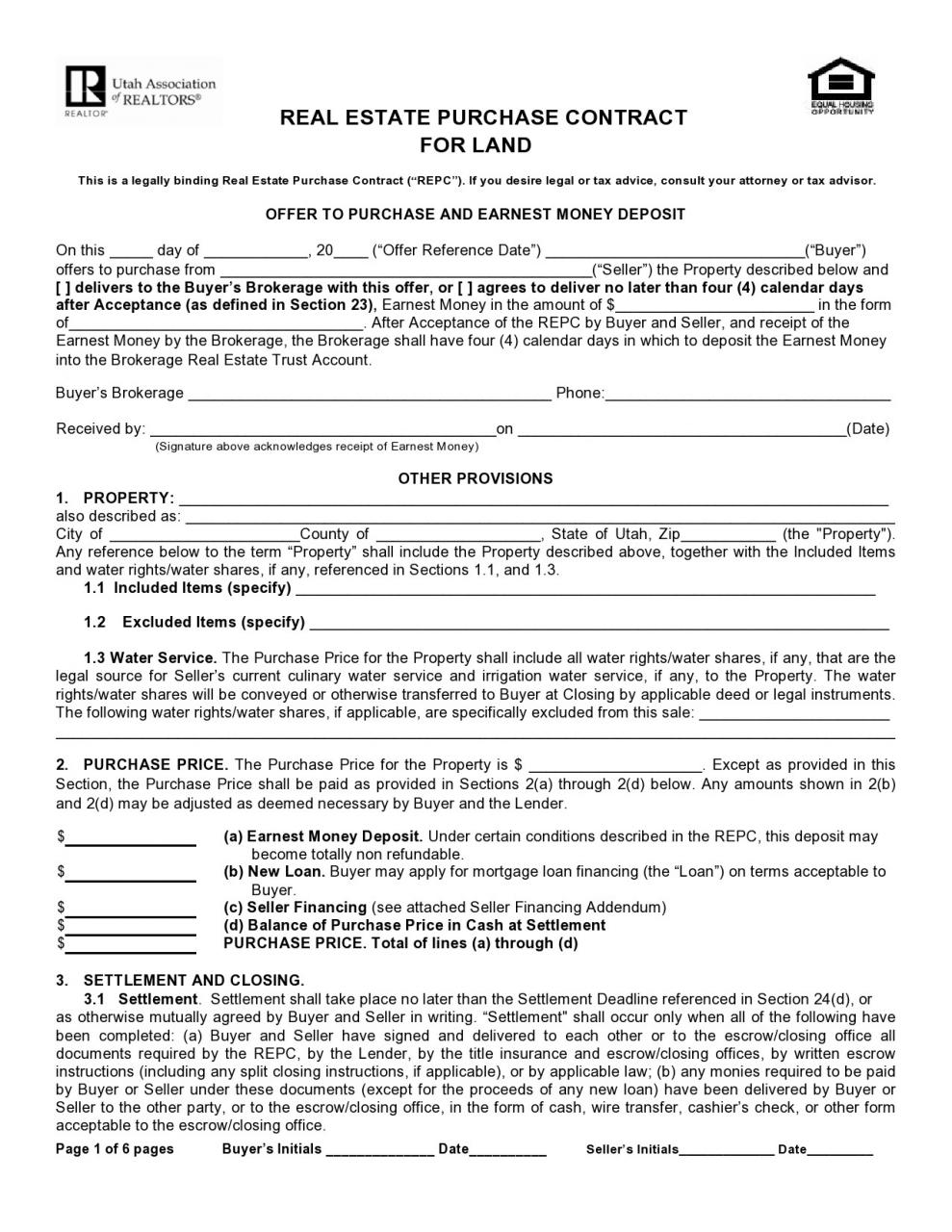 formulario de contrato de tierra gratis 18