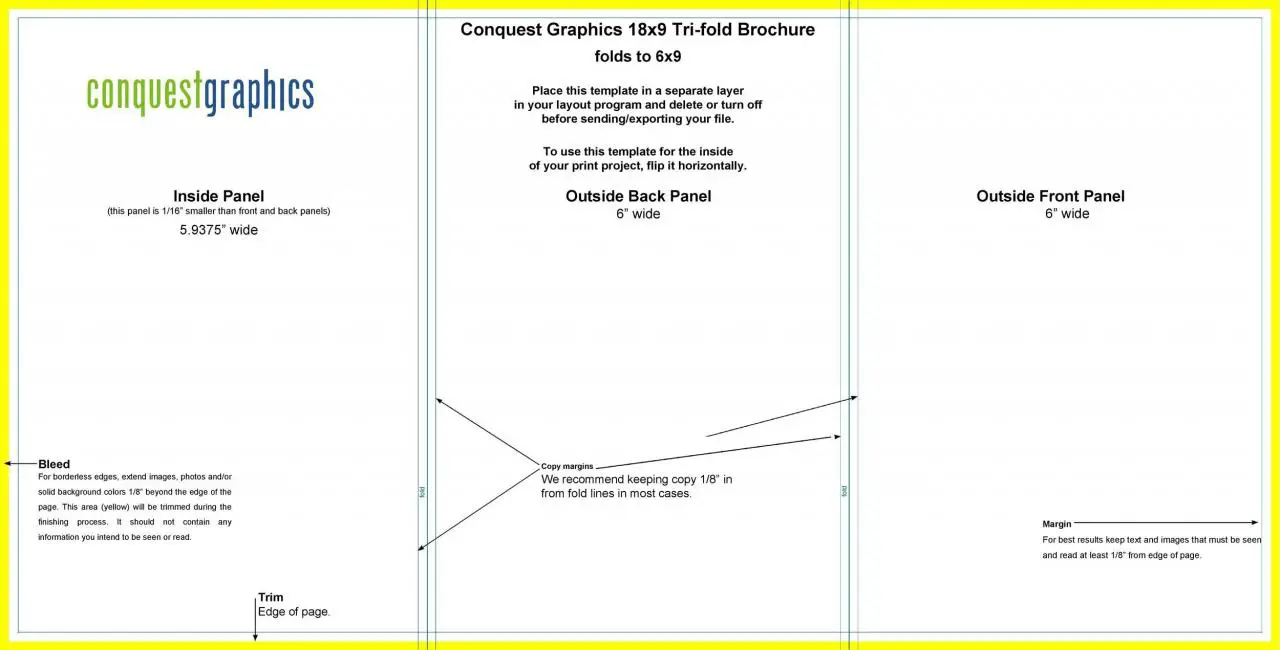 Plantilla de folleto gratis 09