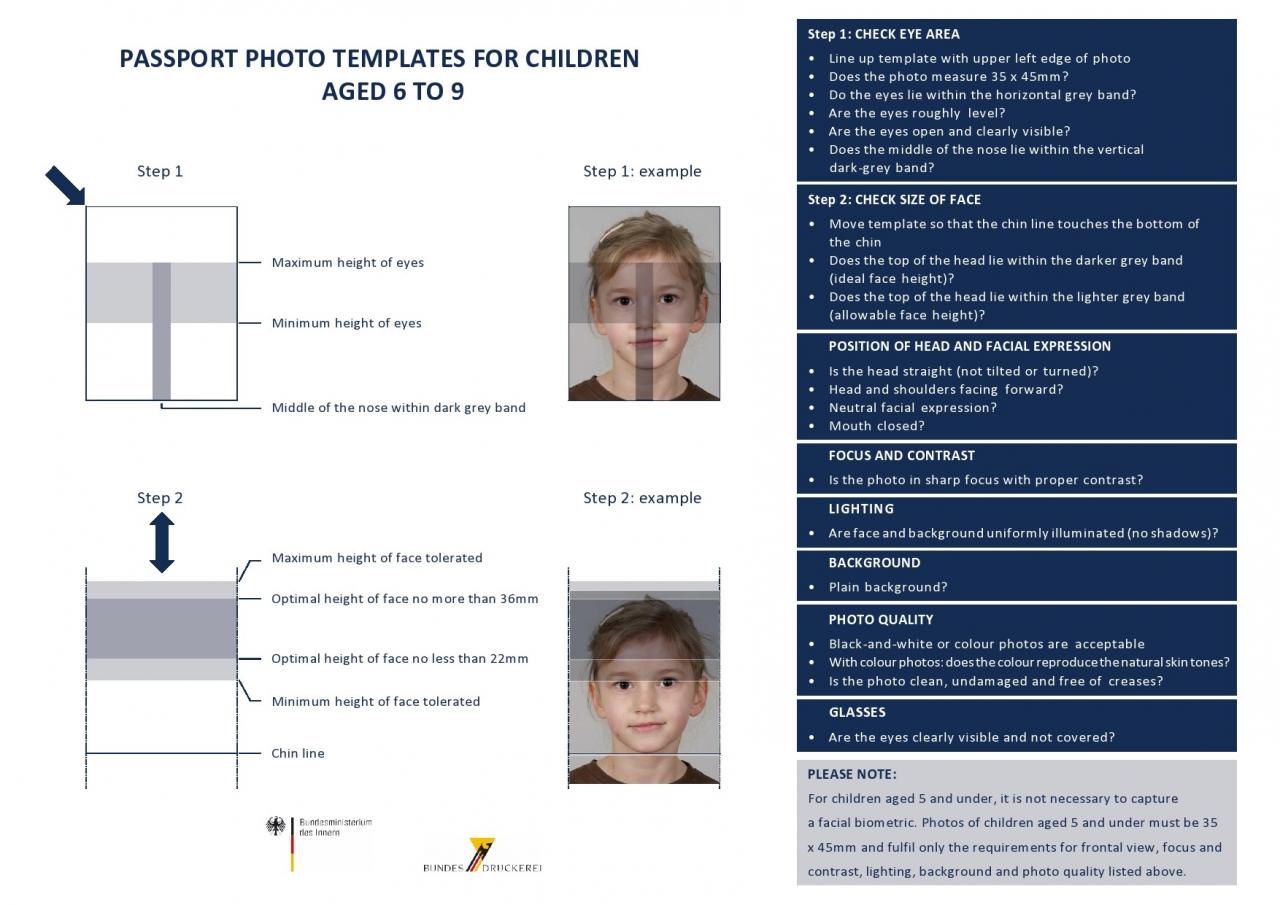 Plantilla de foto de pasaporte gratis 10