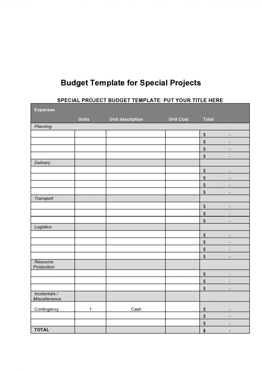 Plantilla de presupuesto de proyecto gratis 23