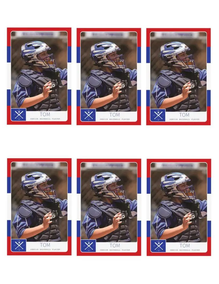 33 plantillas de cromos gratuitas (béisbol, fútbol, etc.) Mundo