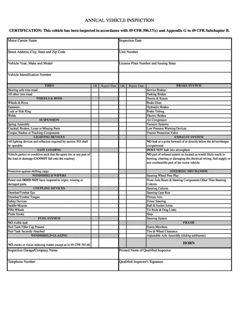 39 Mejores Formularios De Inspección De Vehículos Lyft Uber Etc Mundo Plantillas