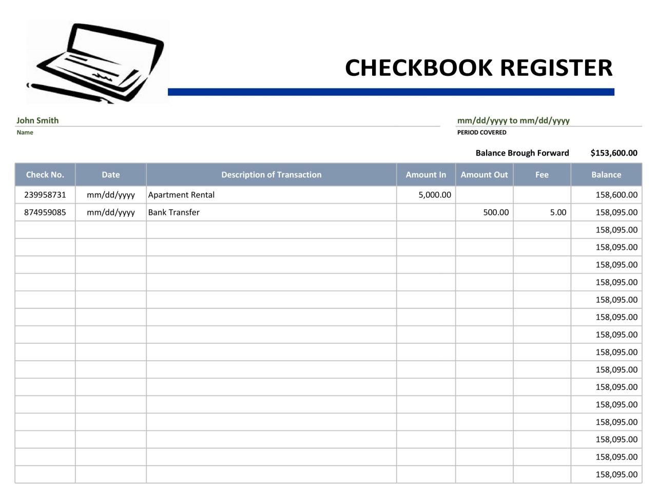 Registro de chequera gratis 11