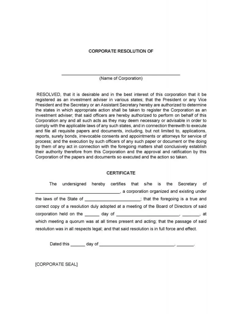 37 Formularios Imprimibles De Resolución Corporativa Mundo Plantillas 5219