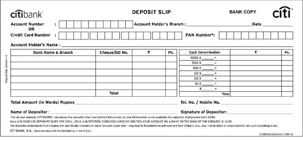 37 Plantillas Y Ejemplos De Formularios De Depósito Bancario Mundo Plantillas 6126