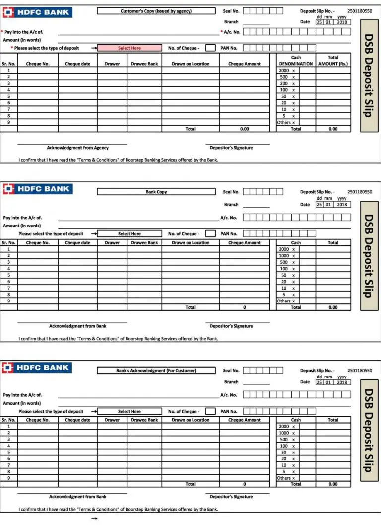 37 Plantillas Y Ejemplos De Formularios De Depósito Bancario Mundo Plantillas 3156