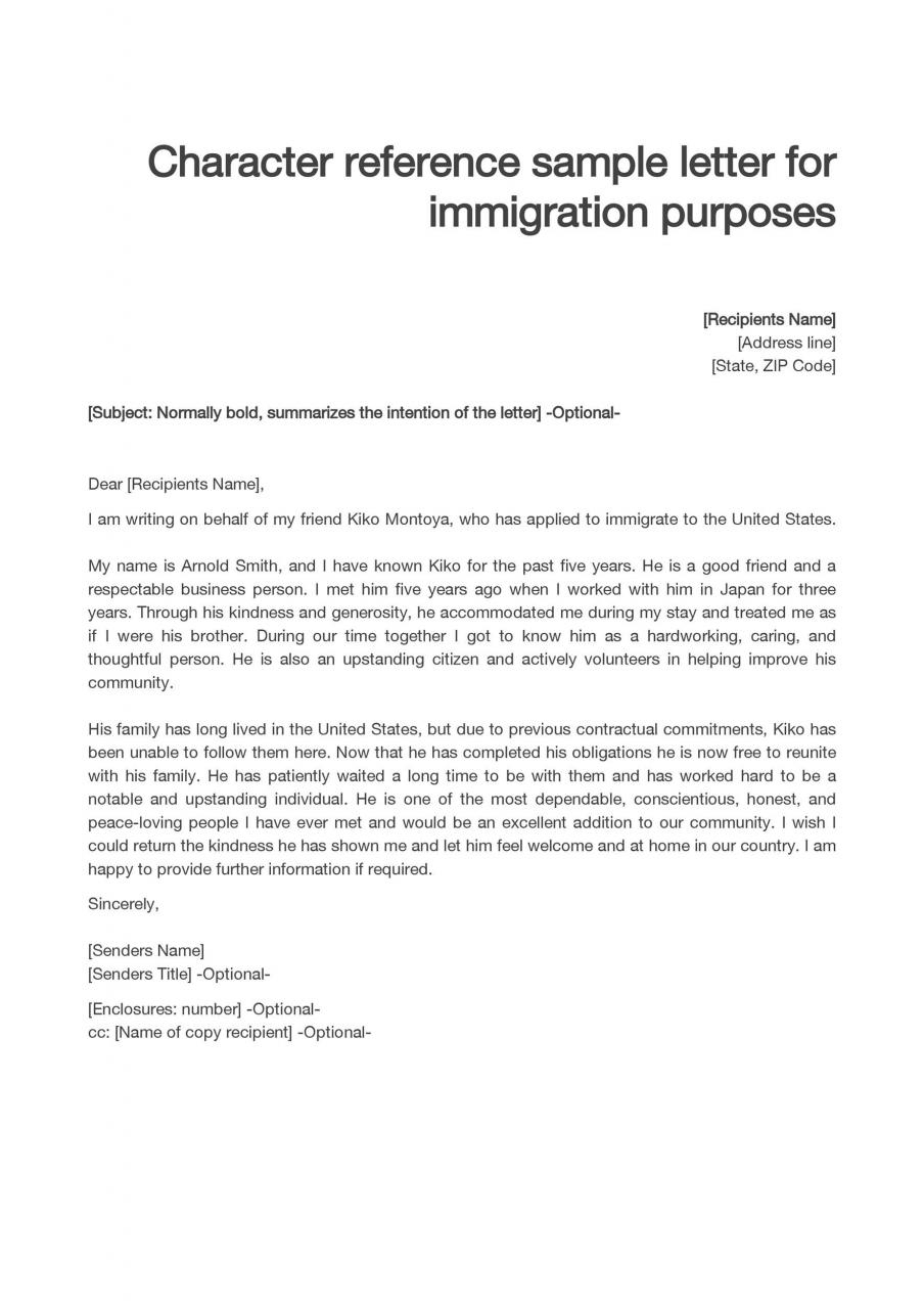 Carta de Inmigración Gratis 35
