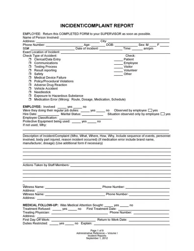 case-report-form-template-unique-sample-incident-report-letter-letter