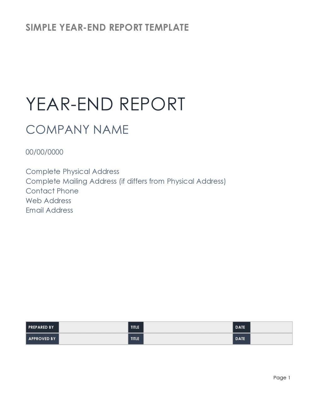 Plantilla de informe anual gratis 17