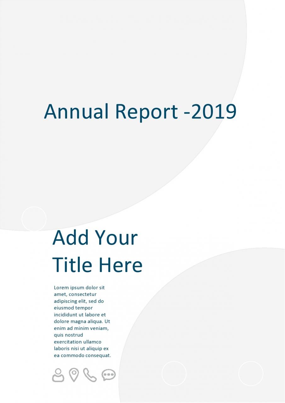 Plantilla de informe anual gratis 23