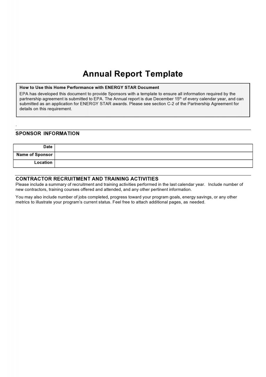 Plantilla de informe anual gratis 48