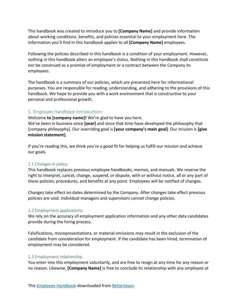 Las 42 mejores plantillas y ejemplos de manuales para empleados Mundo