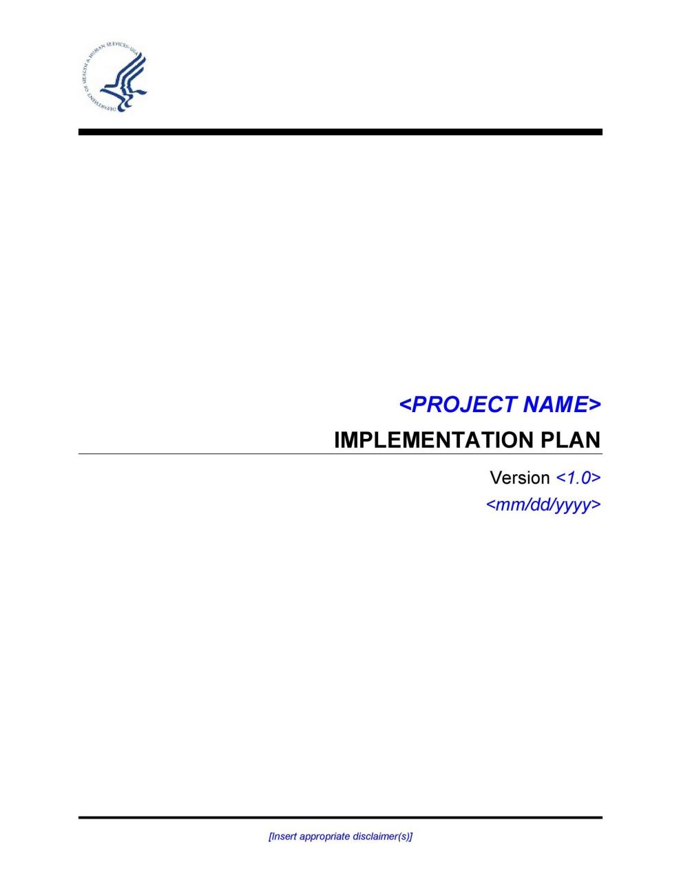 Plan de implementación gratuito 10