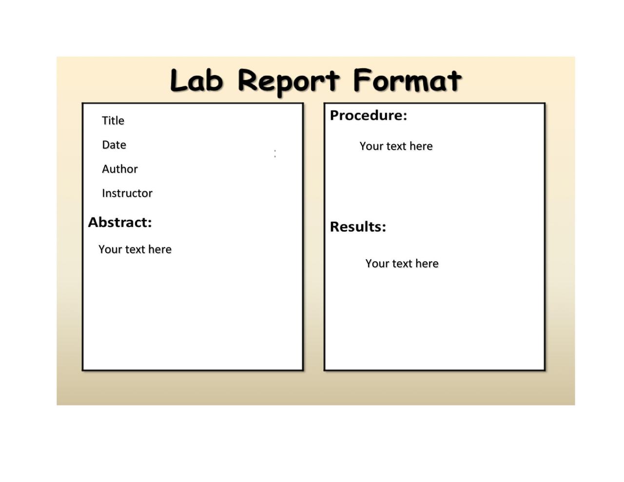 Plantilla de informe de laboratorio gratis 36