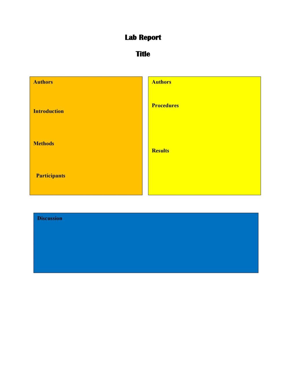 Plantilla de informe de laboratorio gratis 38