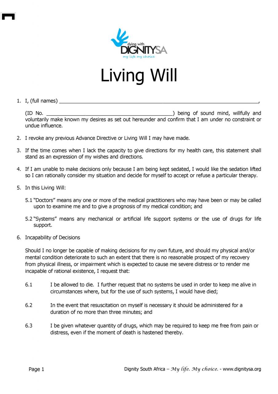 Modelo testamento vital gratuito 14