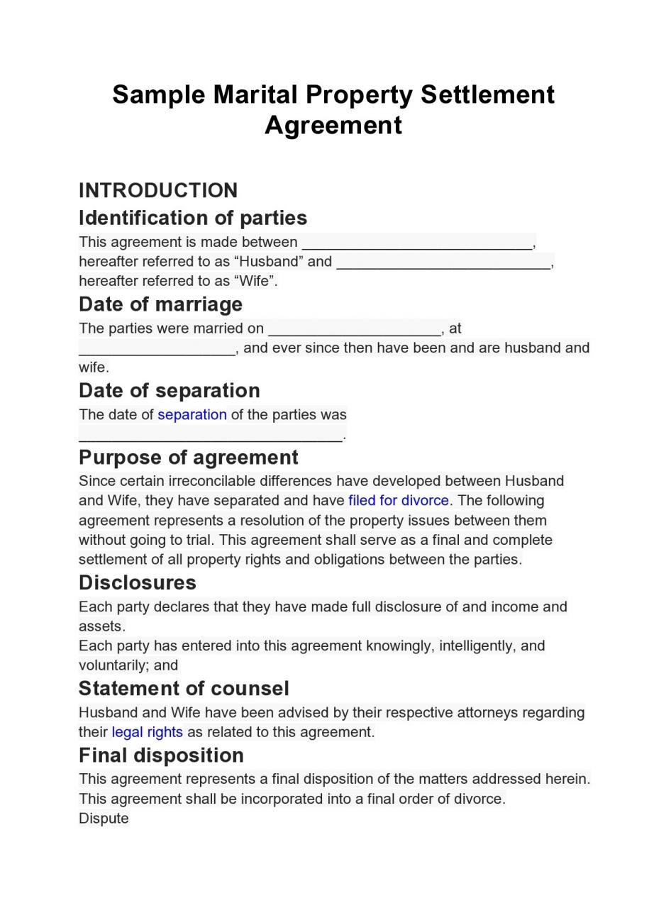 Acuerdo de finiquito matrimonial libre 38