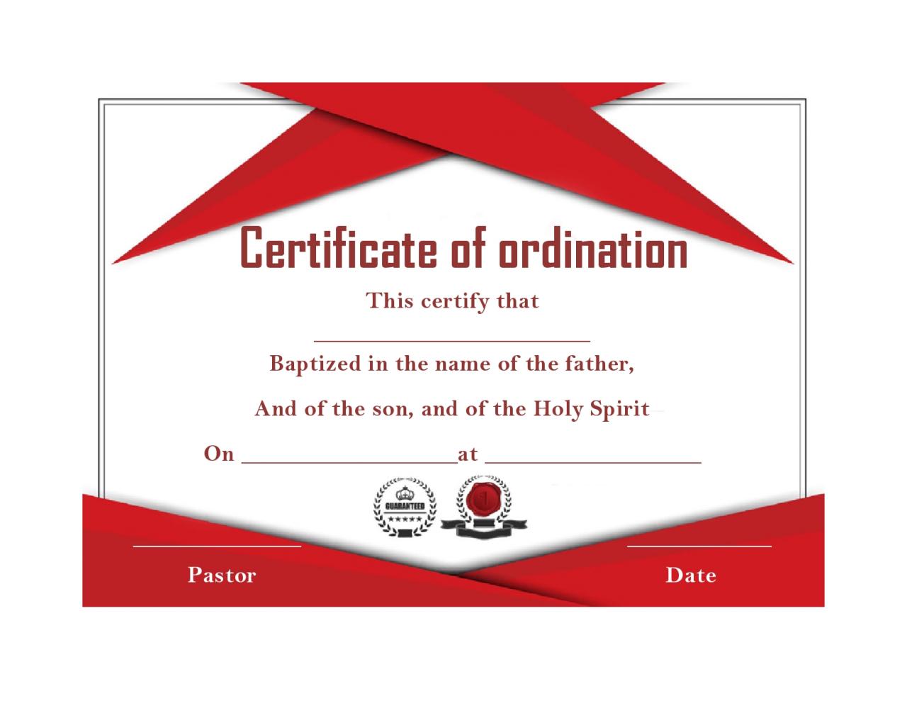 Certificado de ordenación libre 09