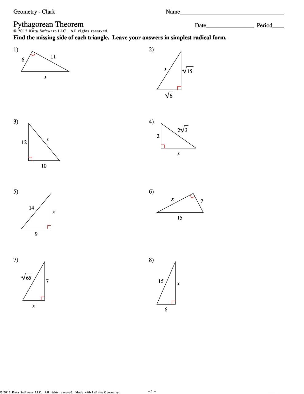 Libre teorema de Pitágoras 13