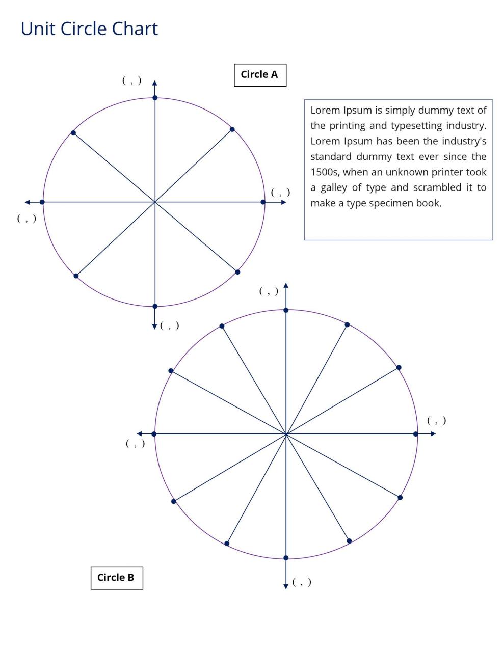 Gráfico de círculo de unidad libre 04